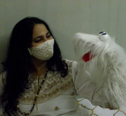 Stay Safe CB Polka Mask